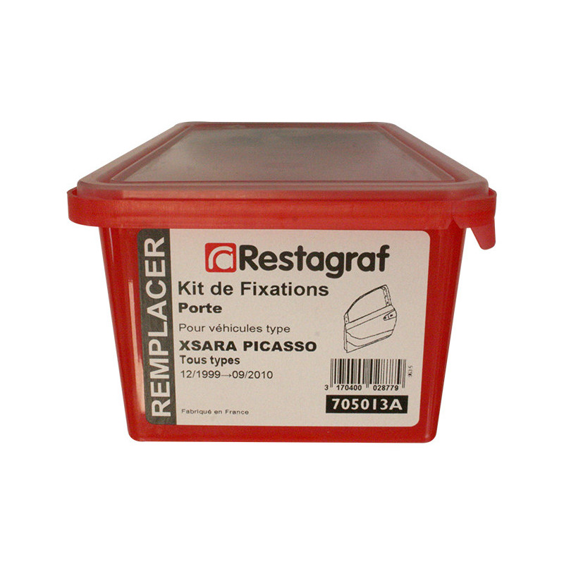 Kit de Fixations pour Porte XSARA PICASSO Tous modèles 12.1999 → 09.2010