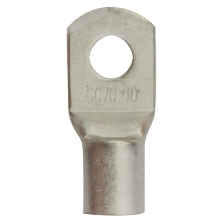 SCHWEIßBARER FLACHVERBINDER MIT RUNDAUFNAHME Ø 10,5 mm (70 MM²)