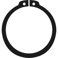 BORGRING  Ø 22 X 1,2 mm DIN 471 BUITEN