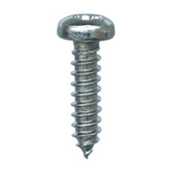 ZELFTAPPENDE SCHROEF MET GEWELFDE CILINDERKOP WIT ZINK Ø 3,9 X 16 mm DIN 7981