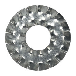 RONDELLE ÉVENTAIL DD Ø 8 X 22 mm NFE 27-626 DOUBLE DENTURE