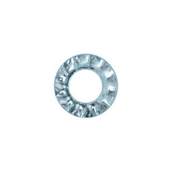 EXTERNAL SERRATED WASHER Ø 4 X 8 mm NFE 27-624 EXTERNAL SERRATED