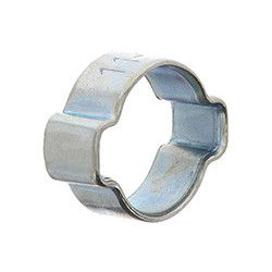 DOUBLE EAR HOSE CLAMP Ø 11 → 13 mm L = 6,5 mm