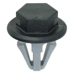 AGRAFE GLISSANTE 10,2 x 14,2 mm AILE AVANT EN POLYCARBONATE