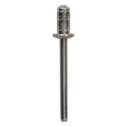 RIVET ALU MULTI-SERRAGE Ø 6,4 x 11 mm PLATINE LÈVE-VITRE