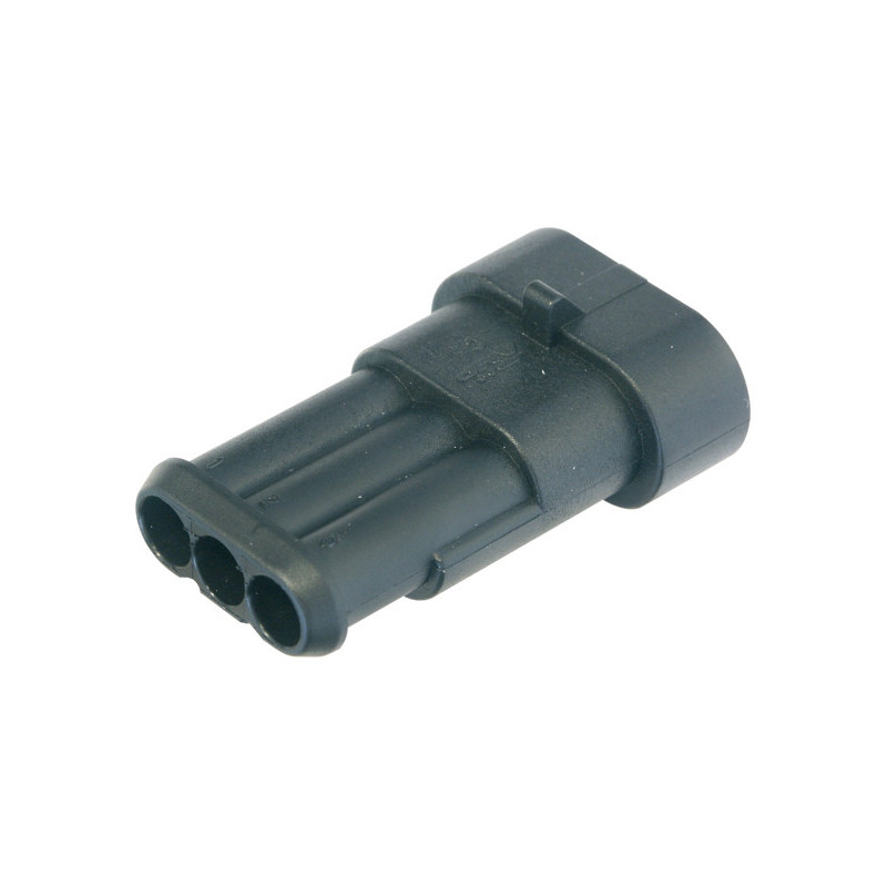 3 POSITIONS FEMALE WATERPROOF CONNECTOR 1,5 SERIES