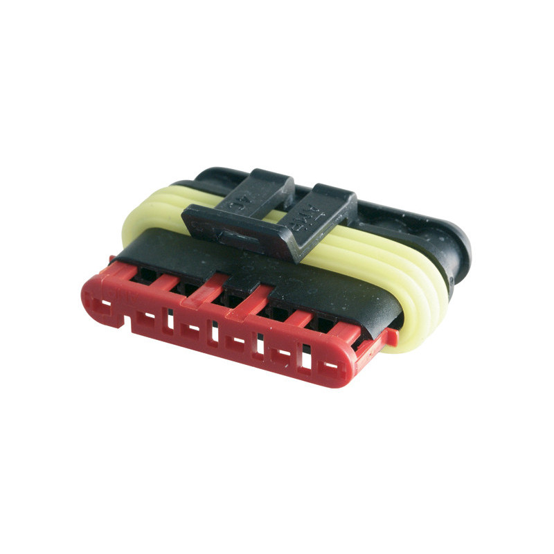 6 POSITIONS MALE WATERPROOF CONNECTOR 1,5 SERIES
