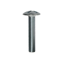 CROSS SLOTTED TRUSS HEAD MACHINE SCREW M8-1.25 X 40 mm NFE 25-129