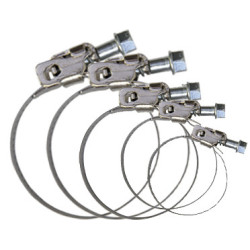 ASSORTIMENT SCHROEFKLEMMEN MET QUICK-LOCK  Ø 25 → 110 mm L = 9 mm