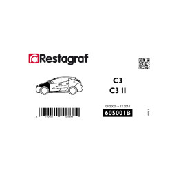 Kit de Fixations pour aile AV C3 (A8) / C3II (A31) Toutes versions 04.2002 → 12.2010