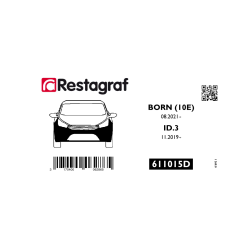 Fasteners kit for front bumper BORN / ID 3