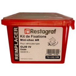 Kit de Fixations pour Mini-choc AR CLIO IV Estate Phase 1-2 03.2013 →