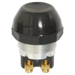 INTERRUPTEUR POUSSOIR À IMPULSION Ø 22,5 mm 12/24V -15/10A 2 BORNES ÉTANCHE
