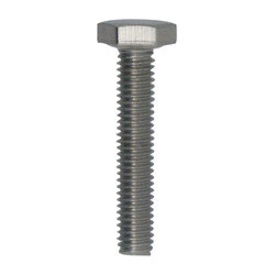 STAINLESS STEEL HEXAGON HEAD MACHINE SCREW M3-0.50 X 16 mm DIN 933