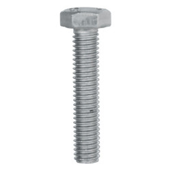 STAINLESS STEEL HEXAGON HEAD MACHINE SCREW M6-1.00 X 30 mm DIN 933