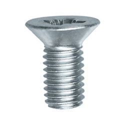 GRADE 6.8 ZINC PLATED COUNTERSUNK HEAD MACHINE SCREW M8-1.25 X 16 mm DIN 965