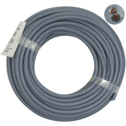 COURONNE DE 25 MÈTRES DE CÂBLE ÉLECTRIQUE 2 X 1,5 mm² MULTICONDUCTEURS