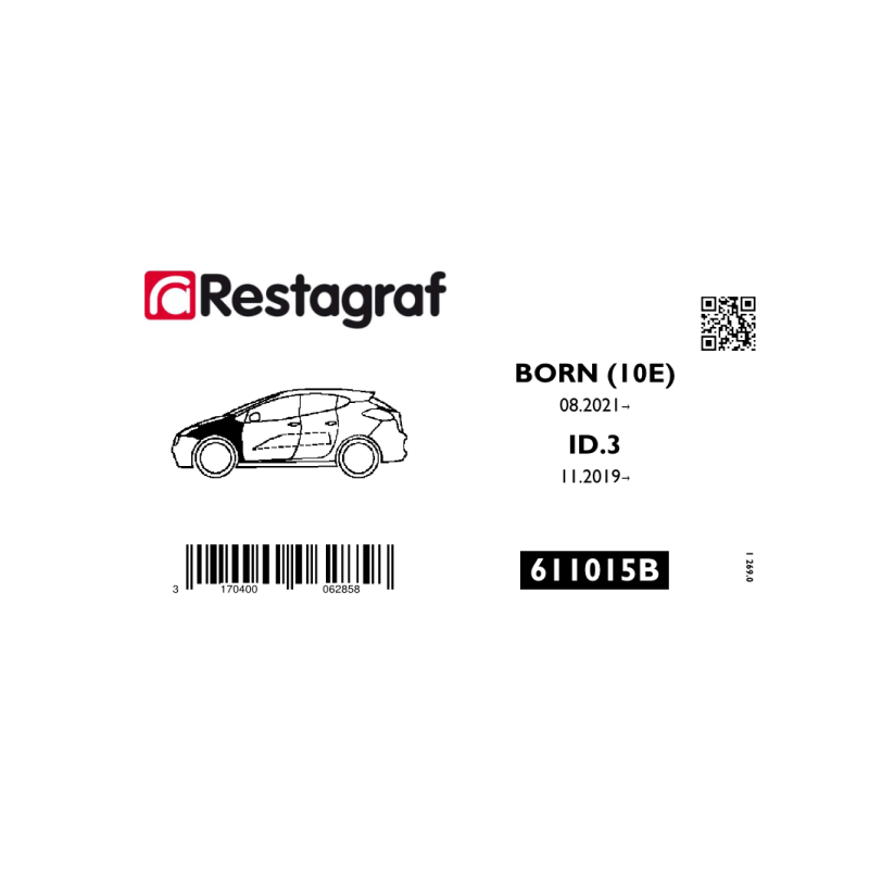 Befestigungssatz für frontflügel BORN / ID 3