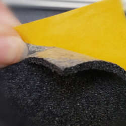 ANTI-VIBRATION ADHESIVE FOAM 297 X 210 X 3 mm VERY SOFT