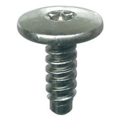 ACME-SCHROEF MET BREDE GEWELFDE CILINDRISCHE ZESKANTKOP Ø 6,35 X 18 mm