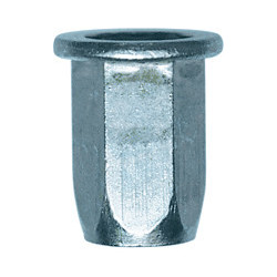 ÉCROU À SERTIR ACIER FÛT HEXAGONAL M6-1.00 / 0,5 → 3 mm