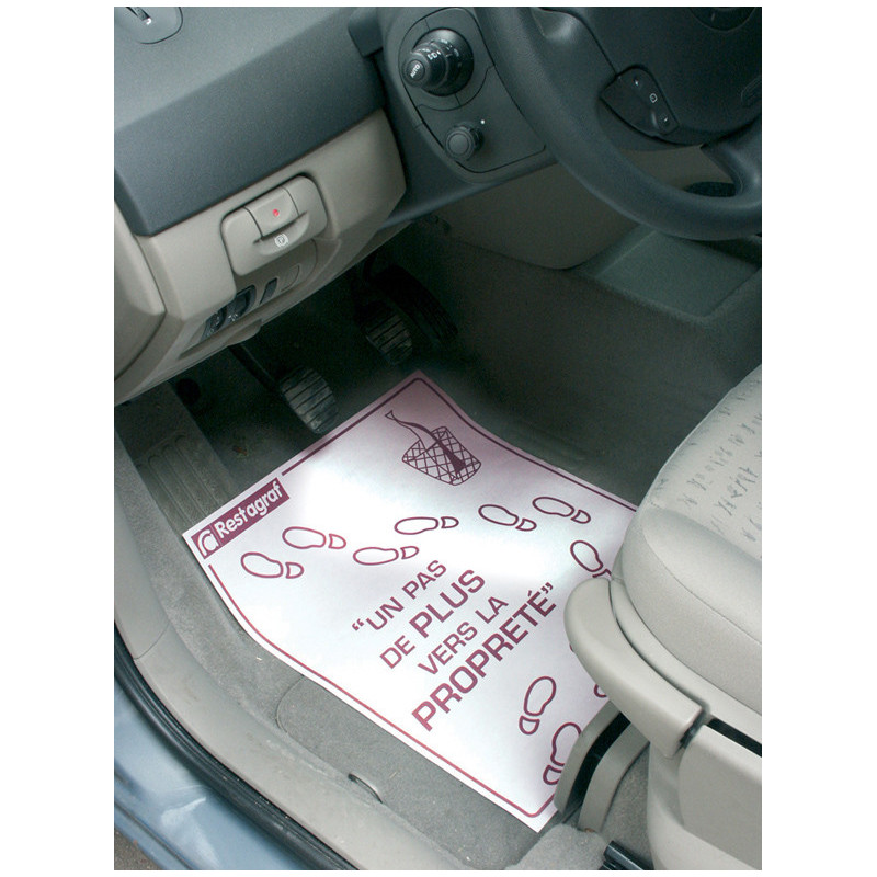 CARTON DE PROTÈGE-TAPIS JETABLE 500 X 400 mm