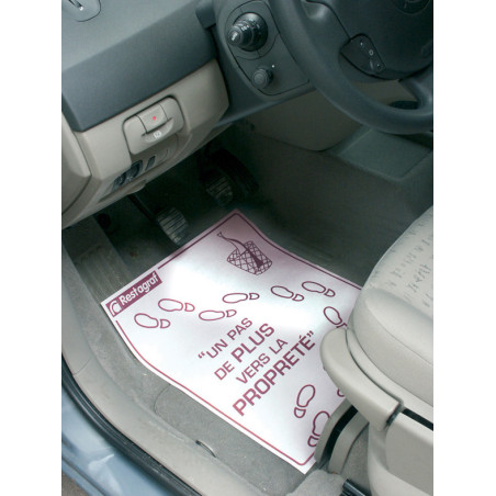 BOX OF DISPOSABLE CARPET PROTECTOR 500 X 400 mm