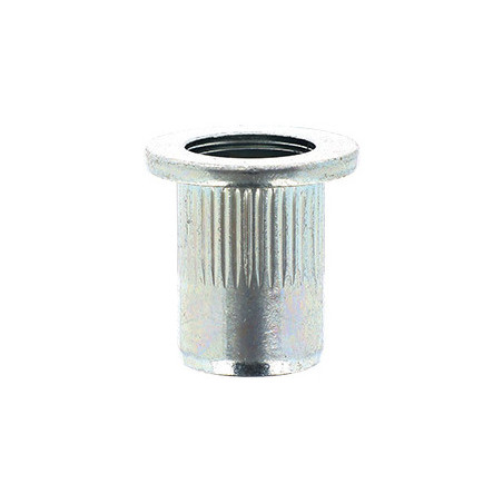 ÉCROU À SERTIR ACIER FÛT ROND M10-1.50 / 0,5 → 3 mm