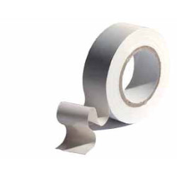 PVC WHITE ADHESIVE TAPE / 10 METERS ROLL