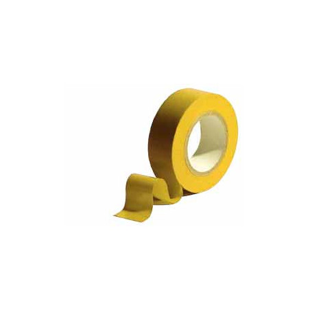 GELE PVC-TAPE / ROL VAN 10 M