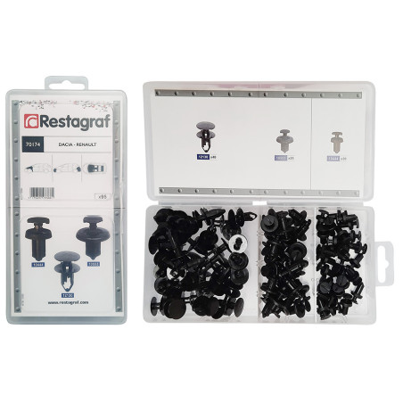 MINIKOFFER MET PLASTIC NAGELS TYPE DACIA RENAULT