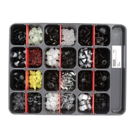 ASSORTMENT TRAY OF CLIPS FORD TYPE