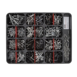 PLATEAU D'ASSORTIMENT DE RIVETS SPÉCIFIQUES CARROSSERIE CITROËN - PEUGEOT - RENAULT