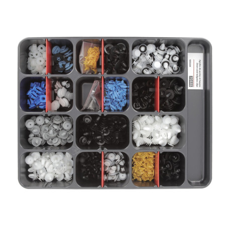 ASSORTMENT TRAY OF DOORS AND TAILGATES CLIPS NISSAN TYPE