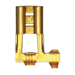 FLACHSTECKHÜLSE 90 GRAD, UNISOLIERT 6,35 X 0,8 mm (1 → 2,5 MM²)