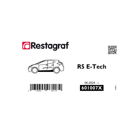 Befestigungssatz für die unterbodenleiste R5 E-Tech