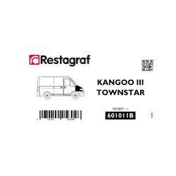 Bevestigingsset voor voorvleugel KANGOO III 03.2021 → / TOWNSTAR 01.2022 →
