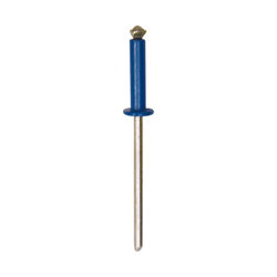 BLUE PEELED RIVET Ø 4 X 16 mm NUMBERPLATE