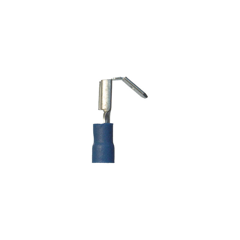 SIMPLE CRIMP MIXED PRE-INSULATED FLAT TERMINAL 6,35 x 0,8 mm (1 → 2,5 mm²)