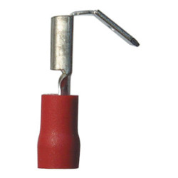 FLACHSTECKER VORISOLIERT MIT ABZWEIG, VERSTÄRKT 6,35 X 0,8 mm (0,3 → 1,5 MM²)