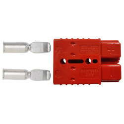 2 POSITIONS HERMAPHRODITE CONNECTOR 175A (RED)