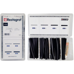 MINI-COFFRET D'ASSORTIMENT DE GAINES THERMORÉTRACTABLES Ø 3 → 9 mm