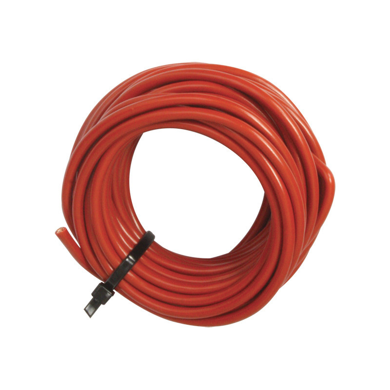 COURONNE DE 5 MÈTRES DE FIL ÉLECTRIQUE 2 mm² ROUGE