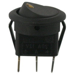 ROCKER SWITCH Ø 20 mm 12V - 20A / 3 PIN WITH YELLOW LED INDICATOR LIGHT