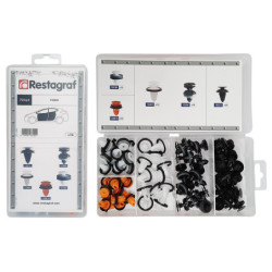 MINI-COFFRET D'ASSORTIMENT D'AGRAFES DE PANNEAUX TYPE FORD