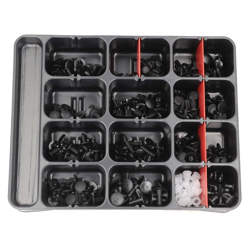 PLATEAU D'ASSORTIMENT D'AGRAFES DE GARNISSAGE TYPE CITROËN-PEUGEOT