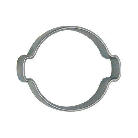 DOUBLE EAR HOSE CLAMP Ø 18 → 21 mm L = 8 mm
