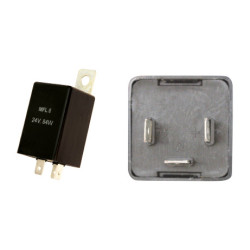 CENTRALE CLIGNOTANTE 24V 3 BROCHES AVEC SUPPORT AMOVIBLE