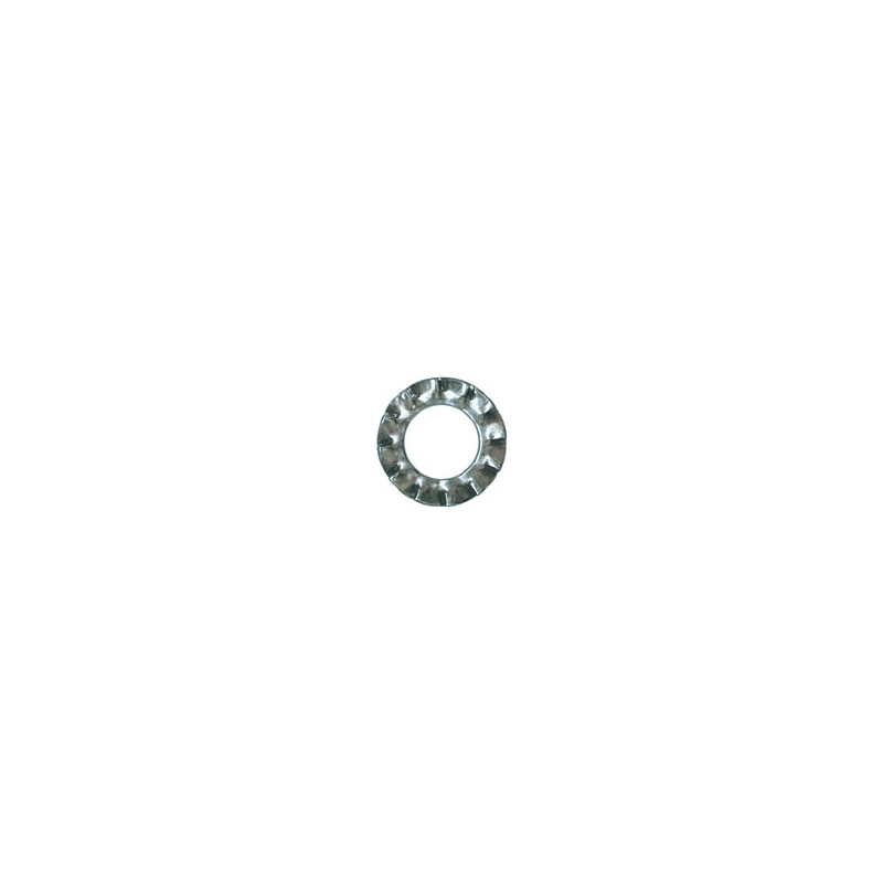 EXTERNAL SERRATED WASHER Ø 6 X 11 mm NFE 27-624 EXTERNAL SERRATED