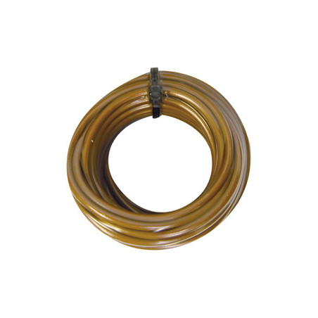 COURONNE DE 5 MÈTRES DE FIL ÉLECTRIQUE 2 mm² MARRON